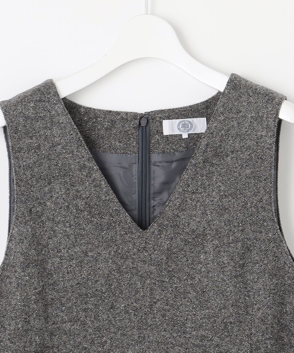 J.PRESS LADIES S シルクネップ ツイード ジャンパースカート 