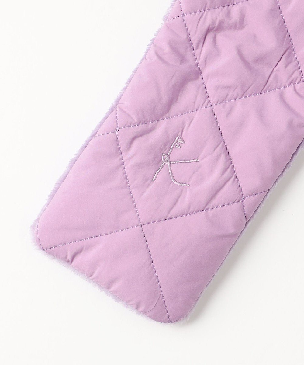 組曲 KIDS 【110-140㎝】マフラー付き中綿キルト アウター 