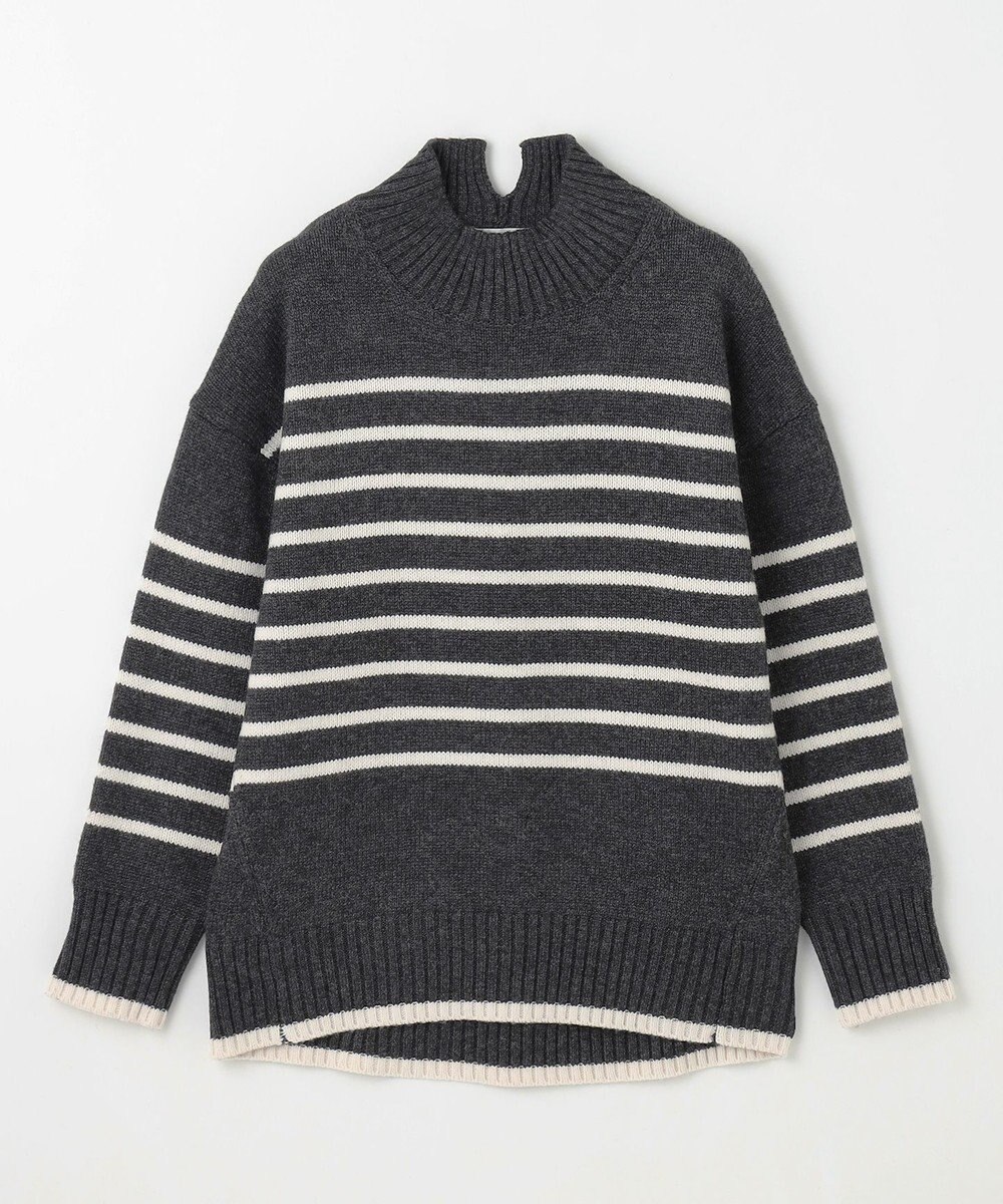 ANY ラムウールボトルネックプルオーバー 