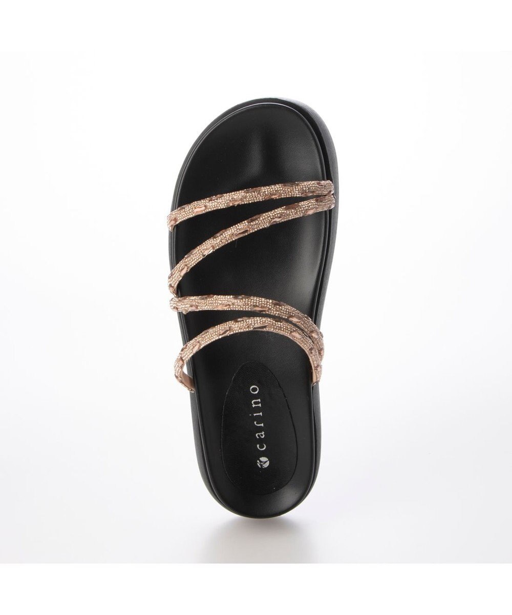 MODE ET JACOMO <carino>厚底ビジューサンダル 