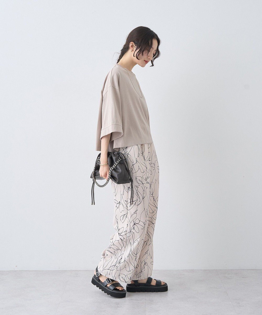 earth music&ecology 【接触冷感】バックギャザーＴｅｅ 