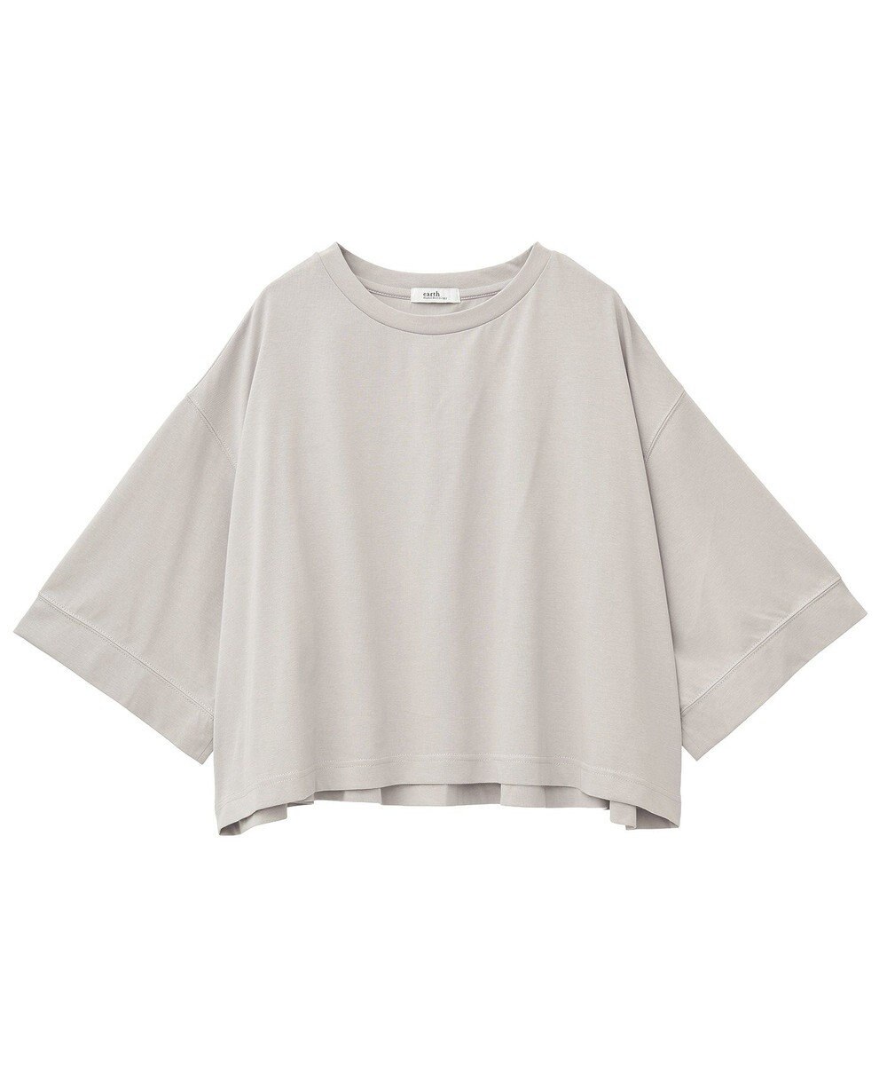 earth music&ecology 【接触冷感】バックギャザーＴｅｅ 