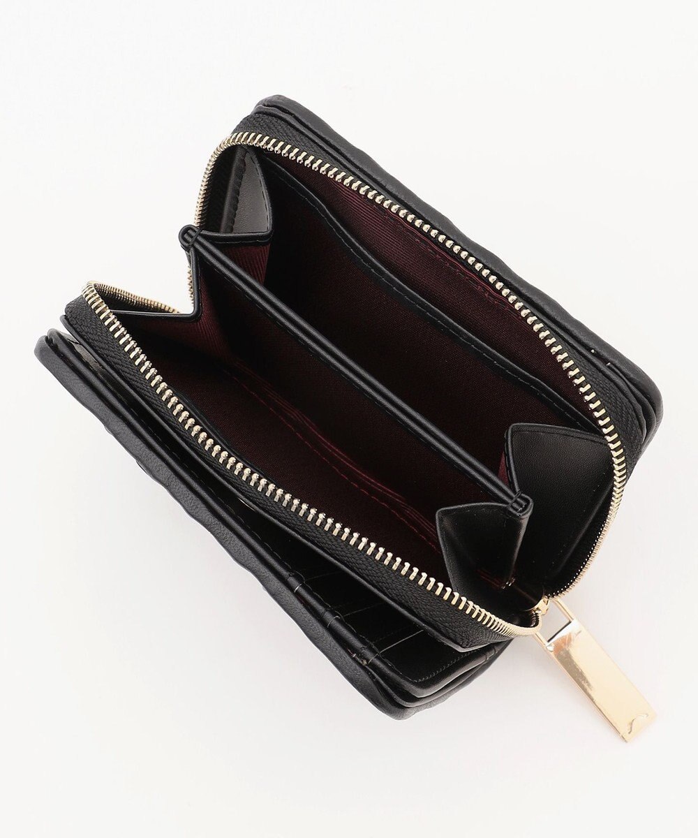 LA BAGAGERIE シープレザープリーツ加工二つ折り財布 