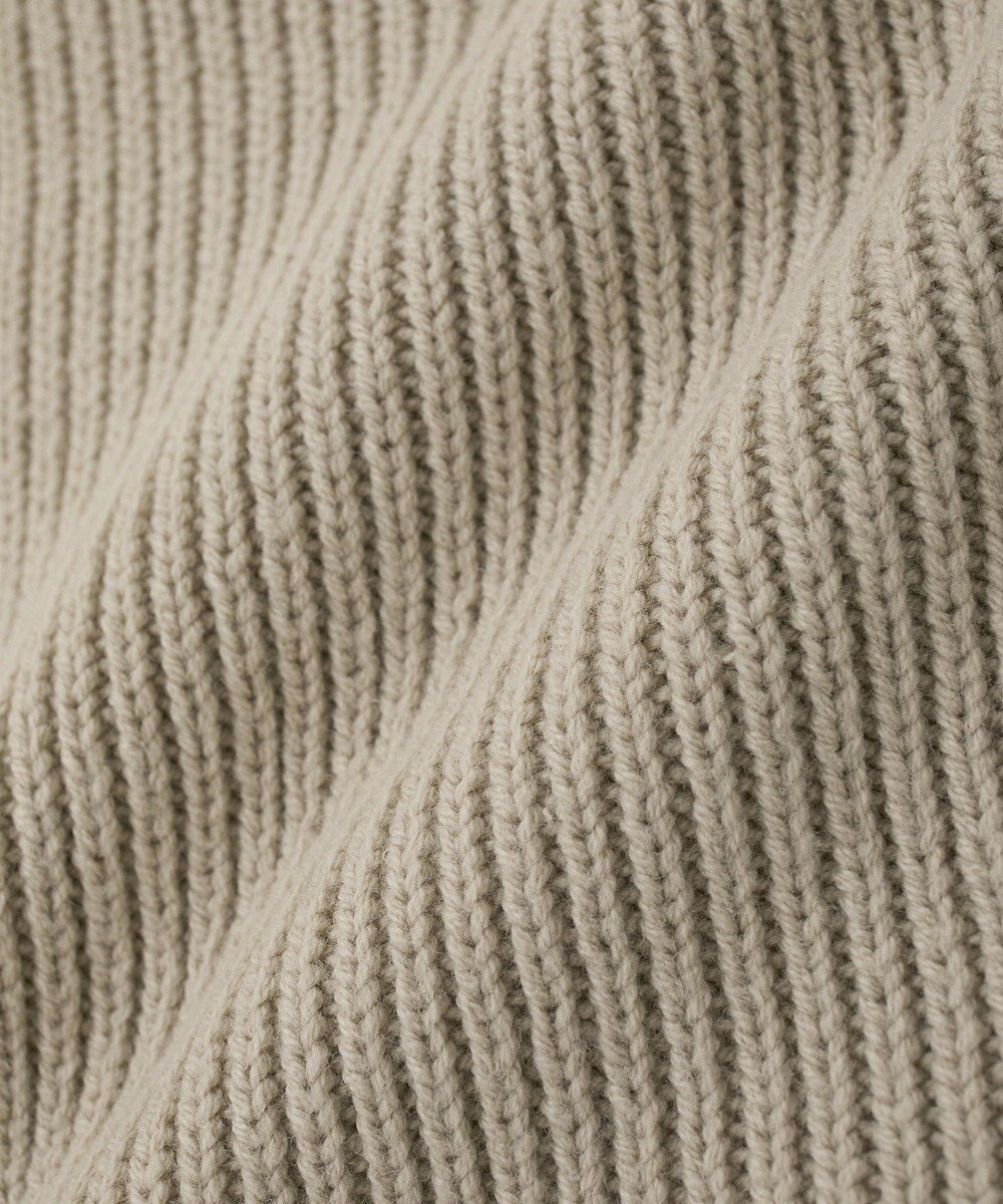 Green Parks リブ切替Ｖネックニットプルオーバー 