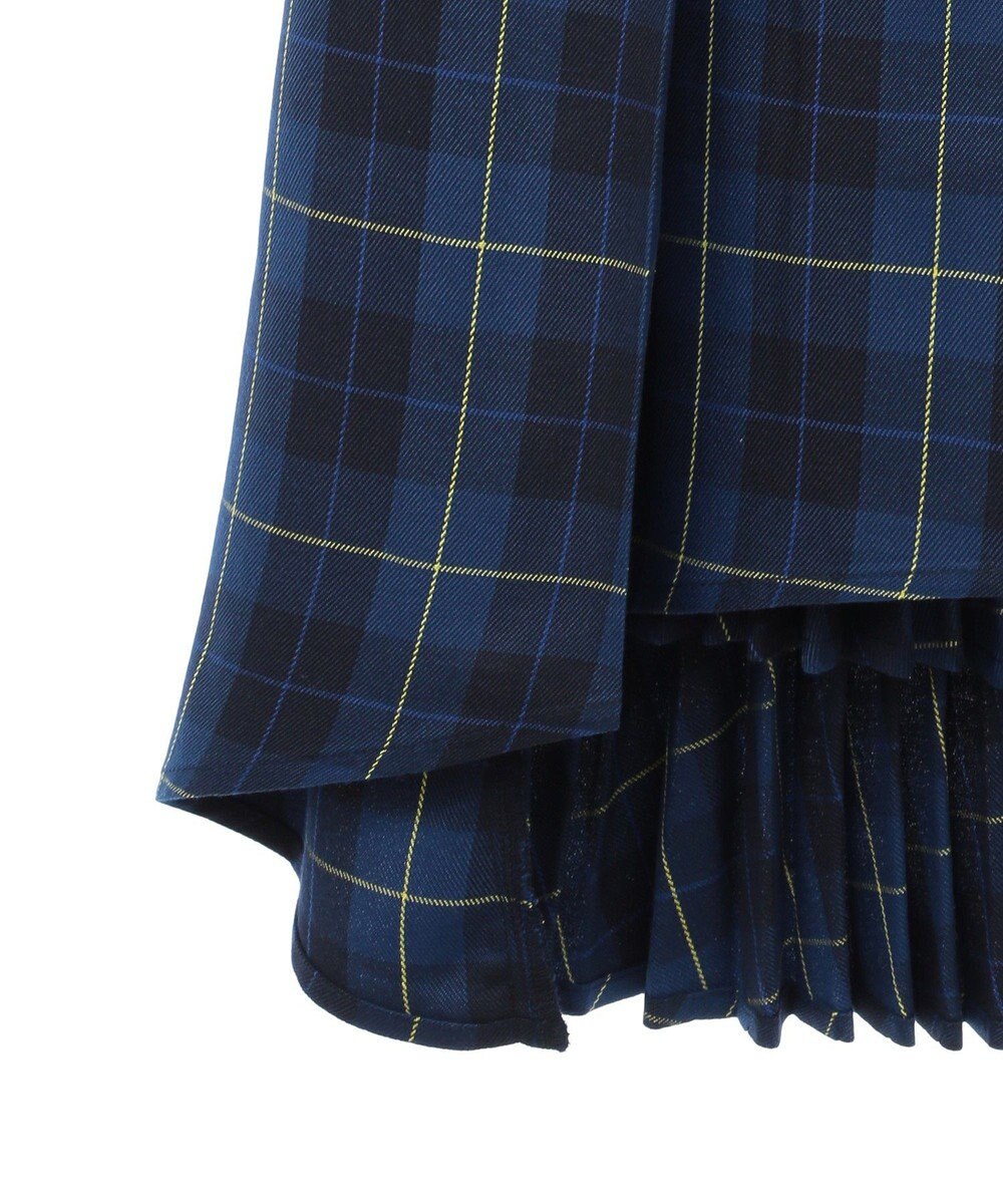 earth music&ecology ミックスプリーツスカート（Ｃｈｅｃｋ） 