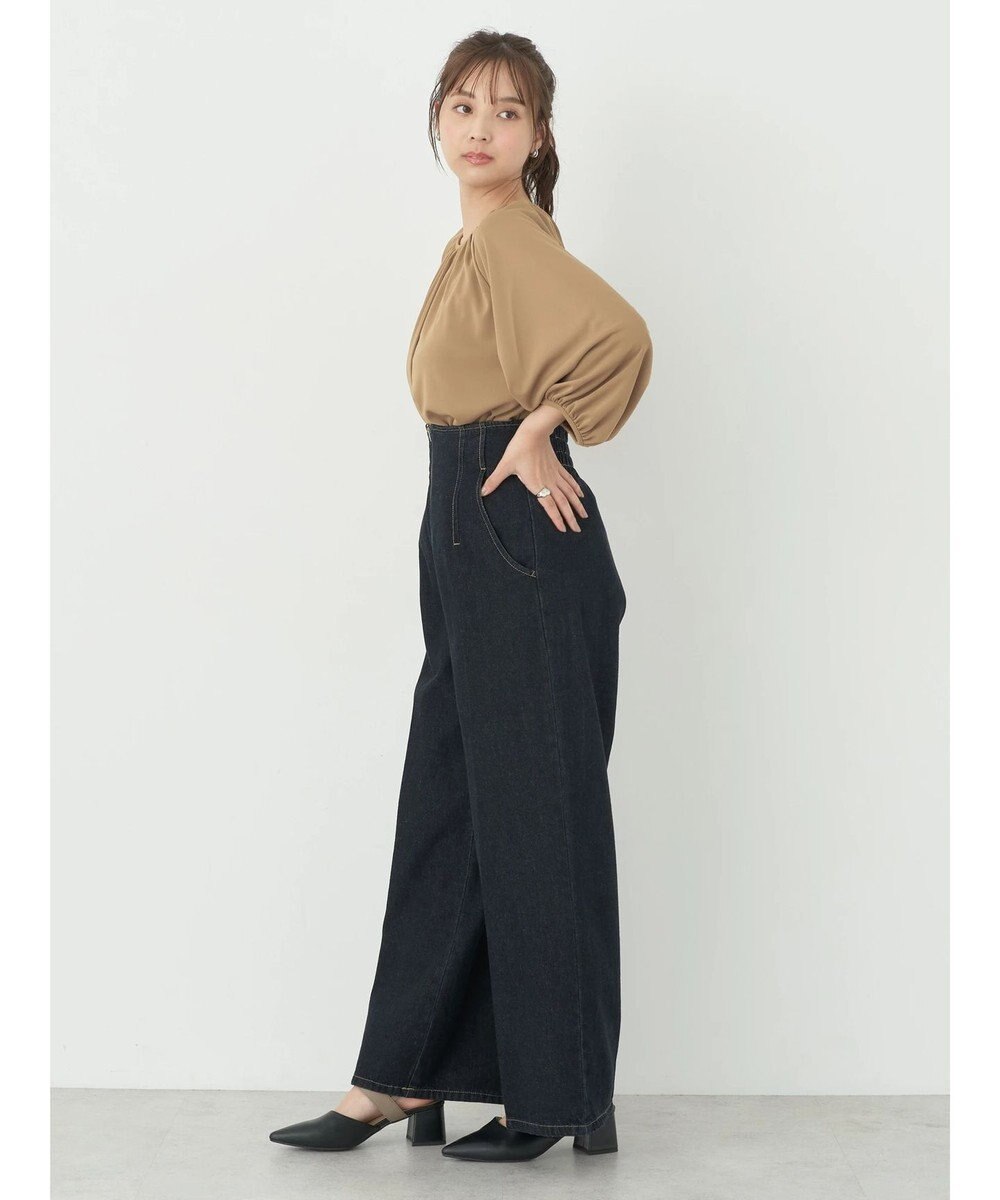 earth music&ecology パフスリーブカットソー 