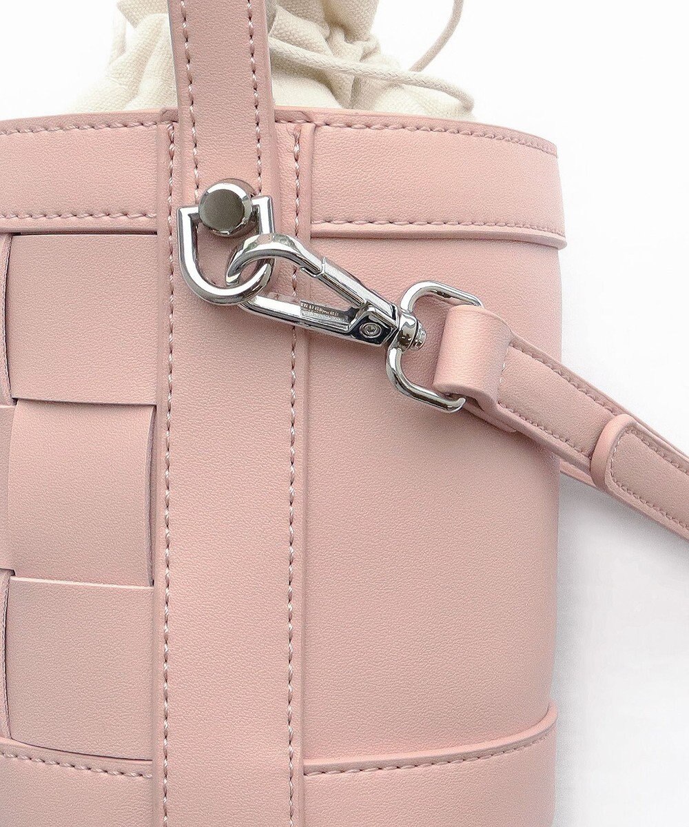 Tiaclasse  【ストラップ付き】編みこみミニバゲットバッグ 