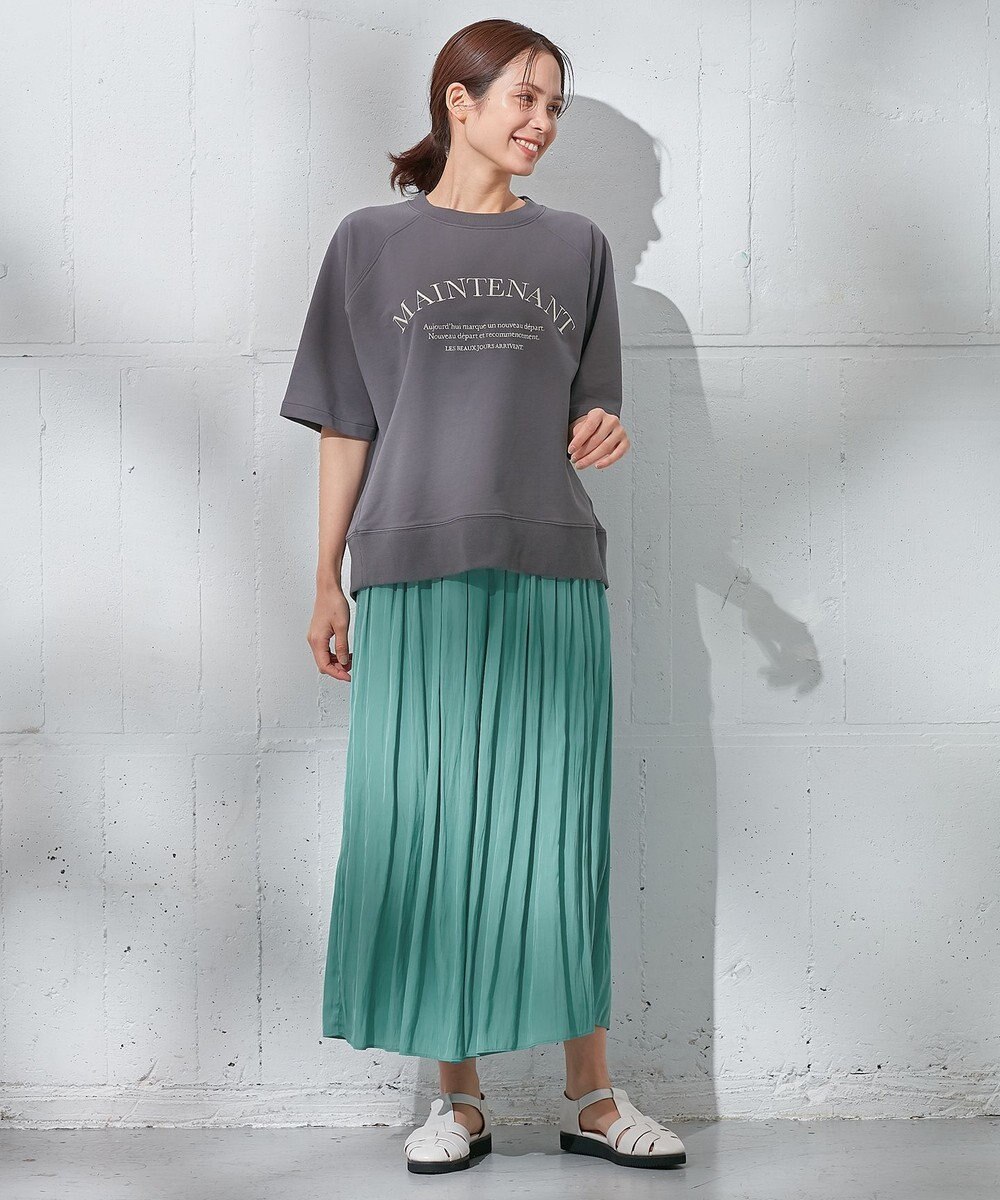 ANY L 【UVケア/洗濯機可】ロゴスウェットプルオーバー 