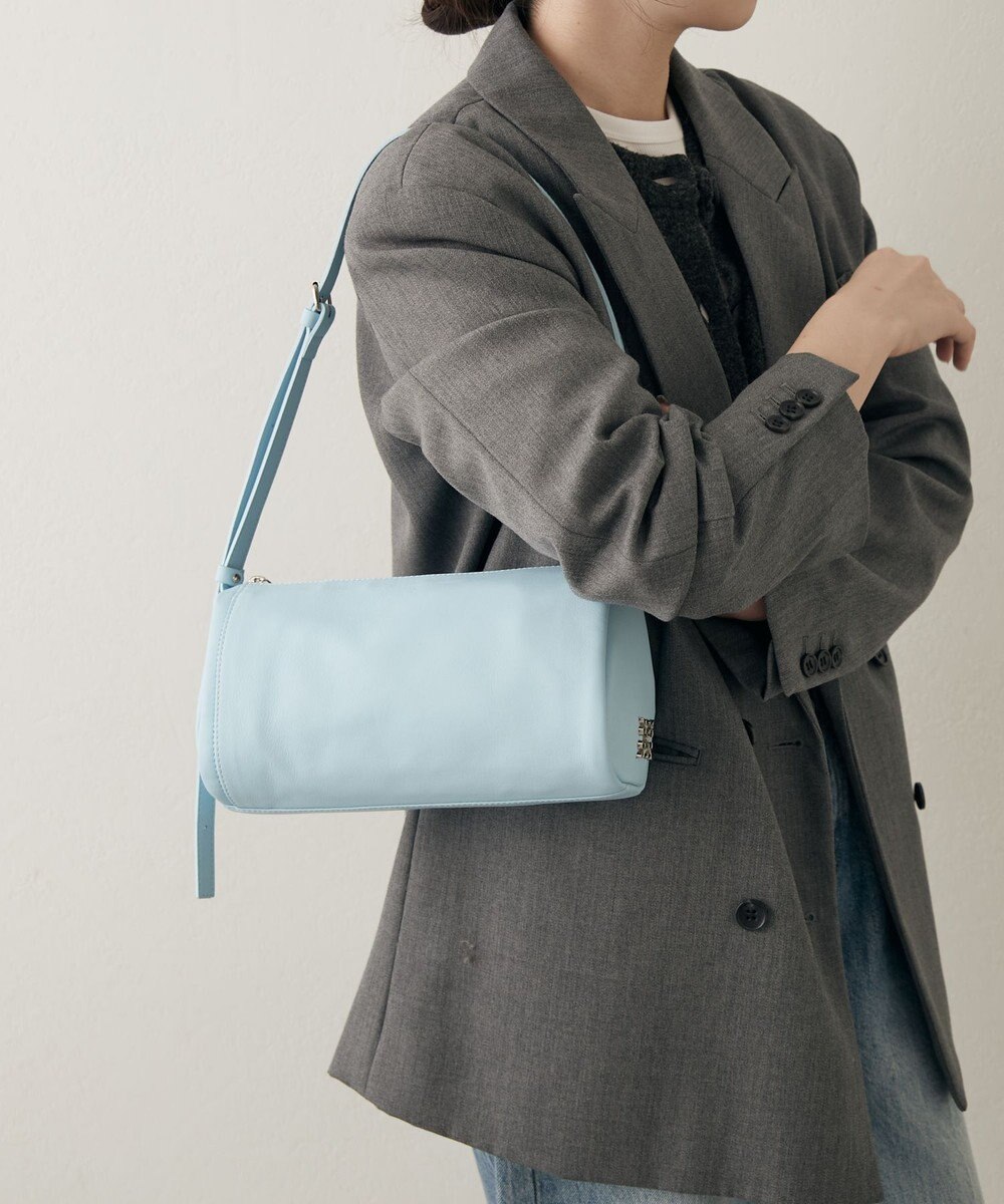 russet ソフトレザーロールショルダーバッグ(CE-1661) 