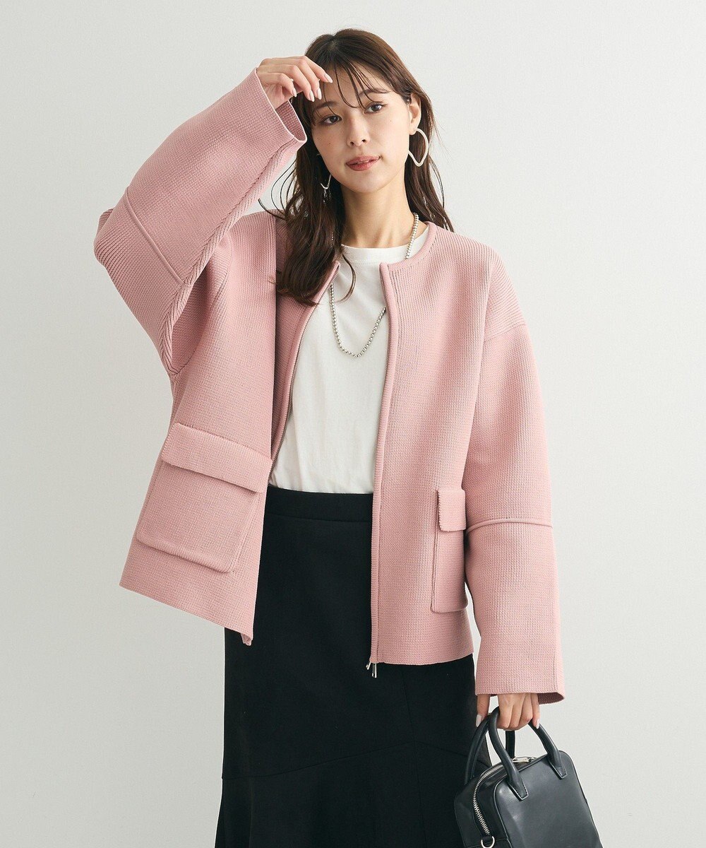 Green Parks ・ｓｗｉｎｇ　ｂｙ　Ｗ－ＺＩＰニットカーディガン 