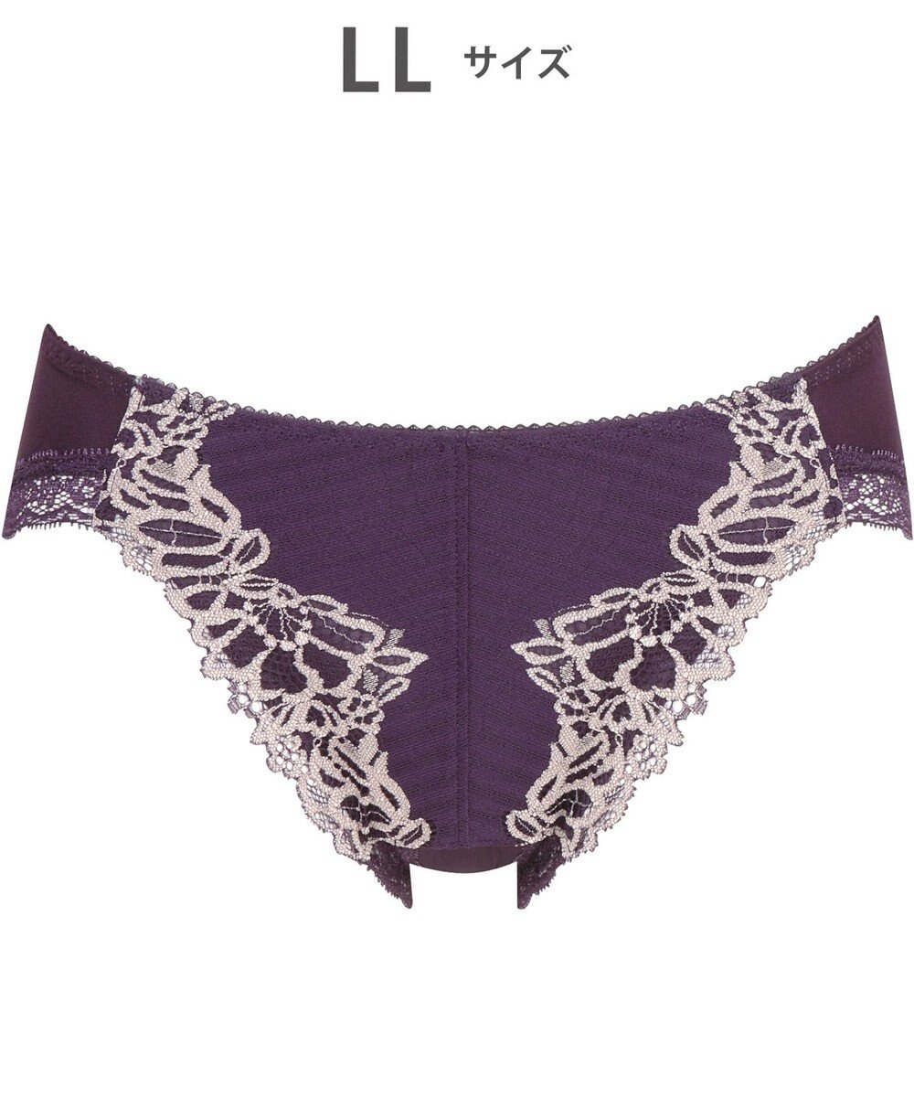 WACOAL ショーツ 【リボンブラ 脇すっきり】 BRB433とペア はきこみ丈あさめ ナイロンベア天竺素材(バック) レディース PRA133 /ワコール 