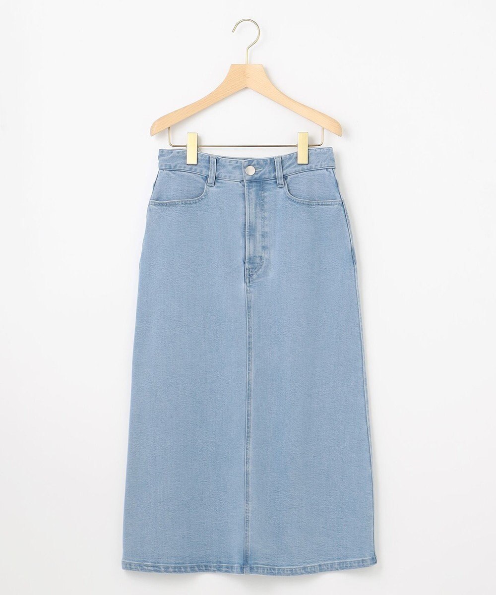 組曲 ミッドデニムタイト スカート 