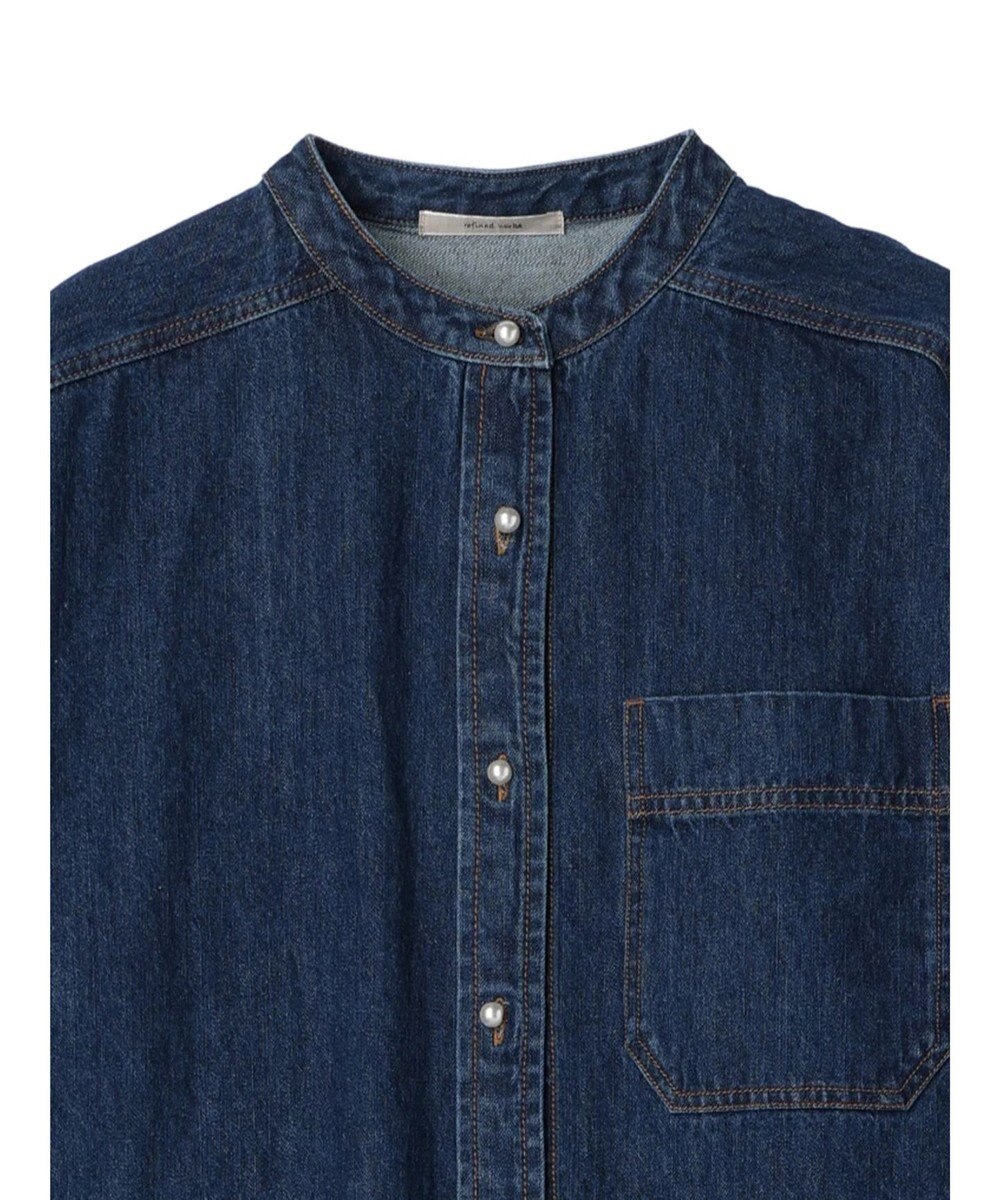 CRAFT STANDARD BOUTIQUE デニムパールボタンワンピース 