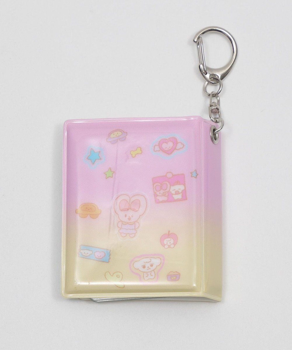 WEGO 【痛バ＆推し活グッズ】ゆるアニマルIDフォトアルバムキーホルダー 