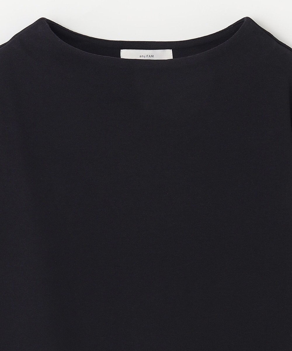 ANY 【洗える】異素材コンビ レイヤードトップス 