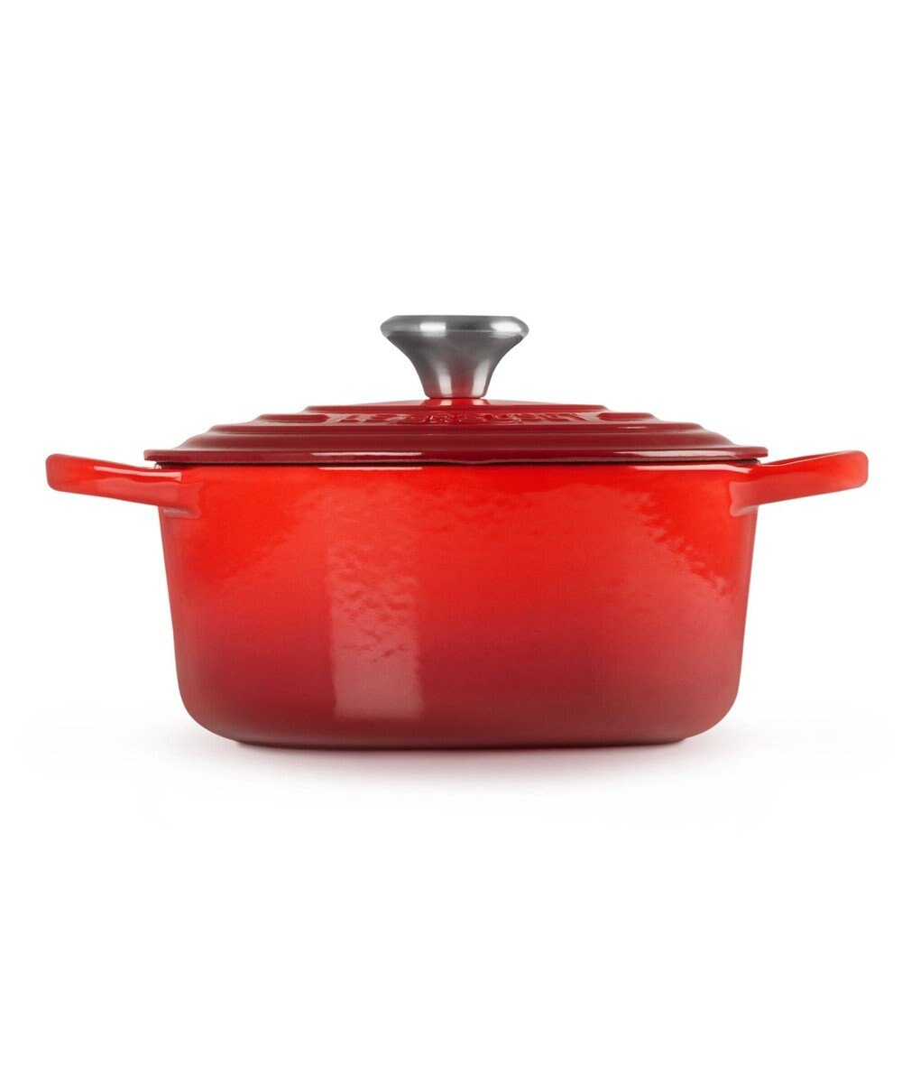 YAMATO テーブル＆キッチン 【ル・クルーゼ】シグニチャー ココット・ロンド 18cm  チェリーレッド 