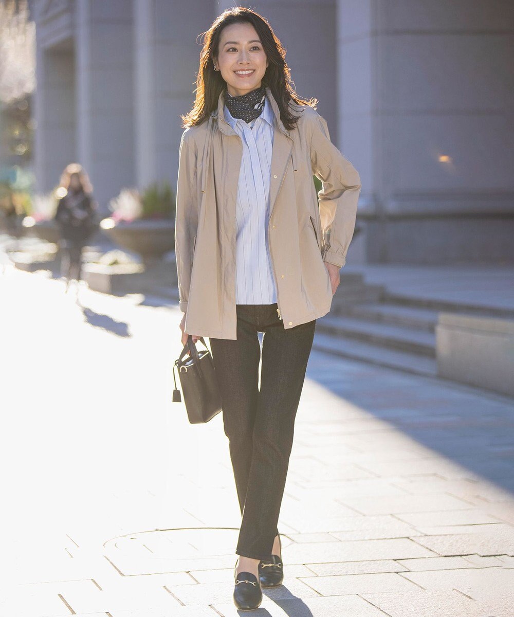 J.PRESS LADIES L 【洗える】BASIC STRETCH DENIM スキニー パンツ 