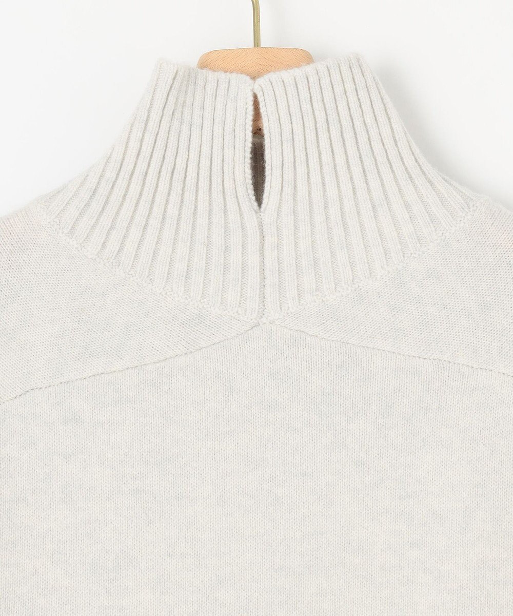 組曲 ウールカシミヤミックス ロールネック ニット 