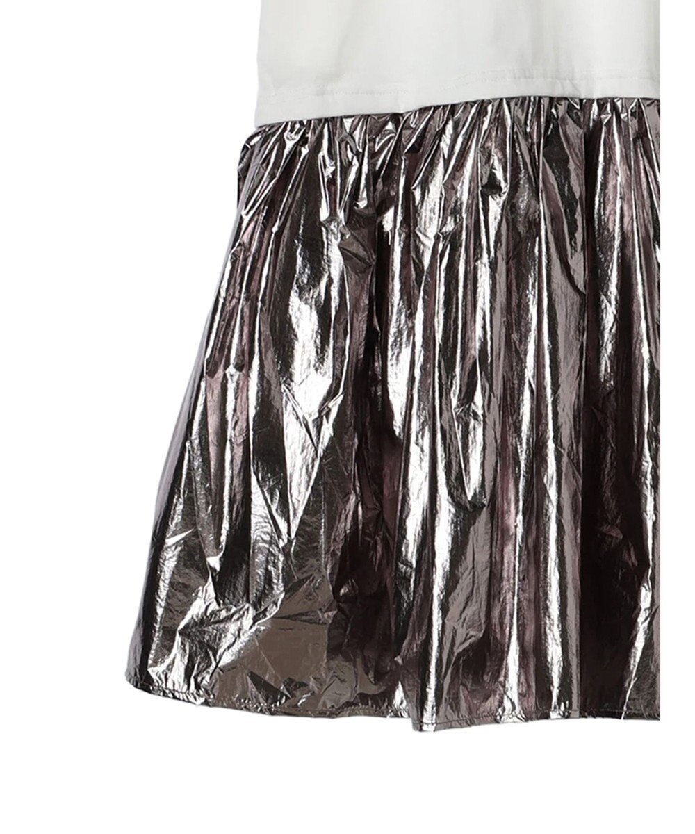 Green Parks ・ＥＬＥＮＣＡＲＥ　ＤＵＥ　メタリック切替ＴＥＥワンピ 