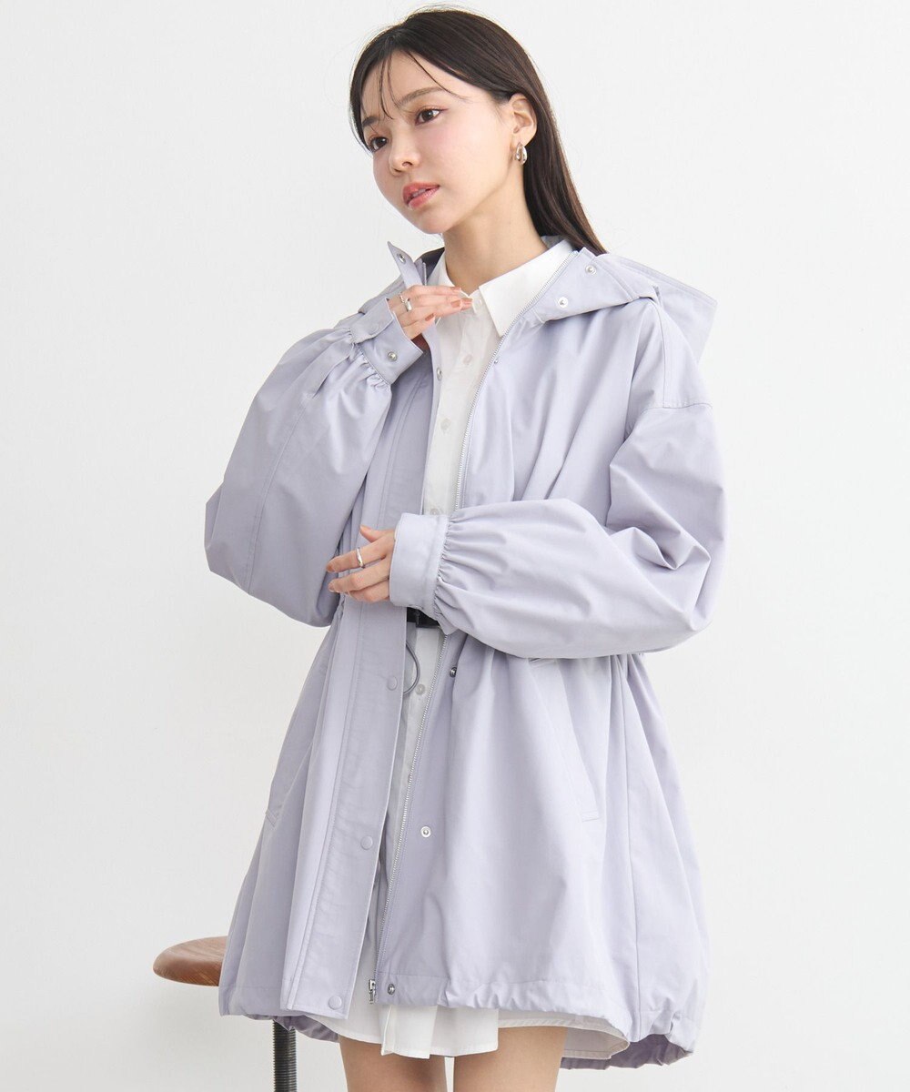 earth music&ecology ドロストミドル丈パーカー 