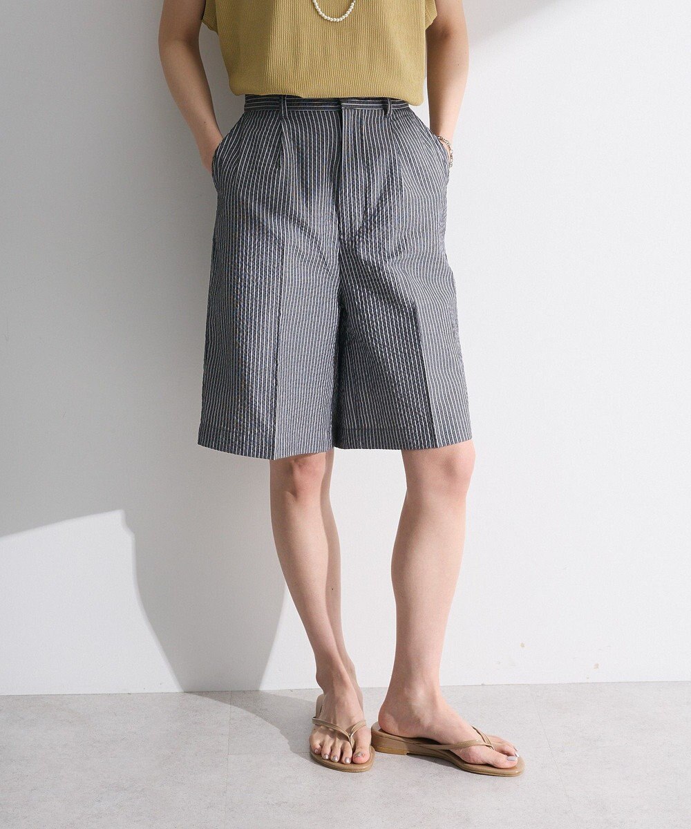 Green Parks ・ELENCARE DUE ストライプショートパンツ 
