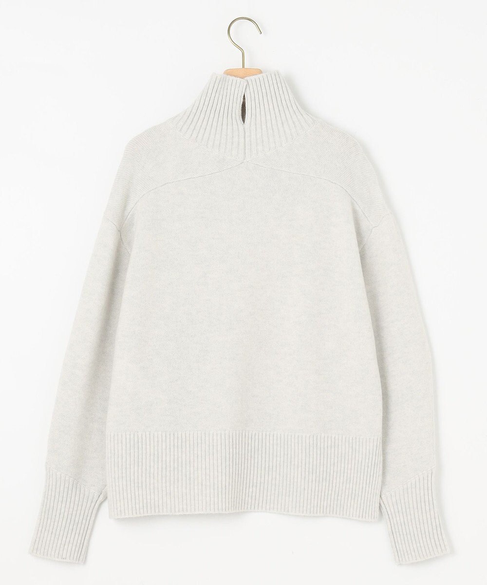 組曲 L ウールカシミヤミックス ロールネック ニット 