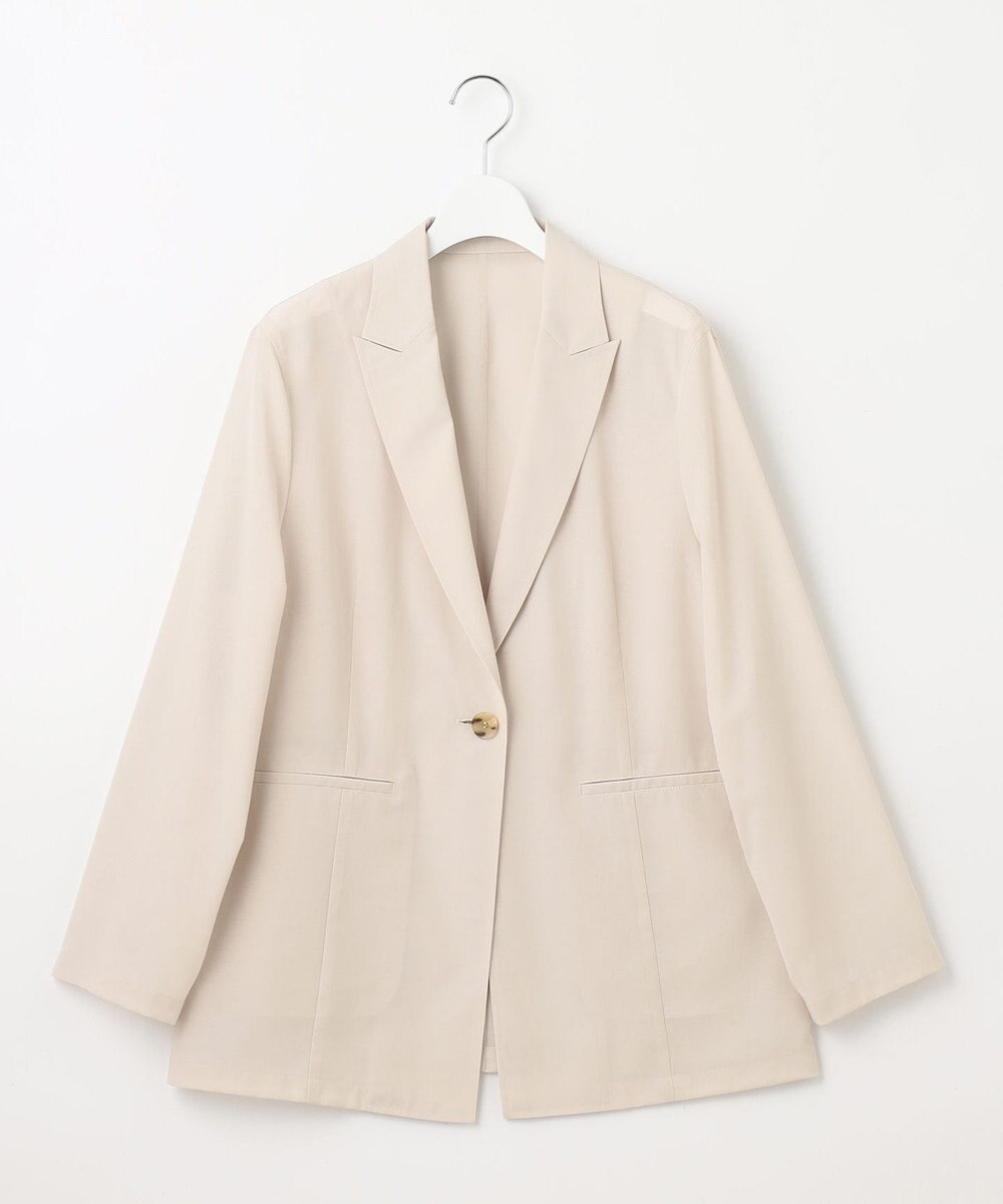 23区 【洗える】シアーマットクロス ジャケット 