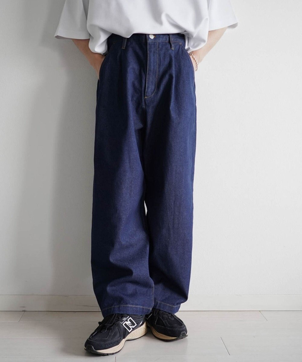 WEGO デニム　ワイドTPDパンツ 