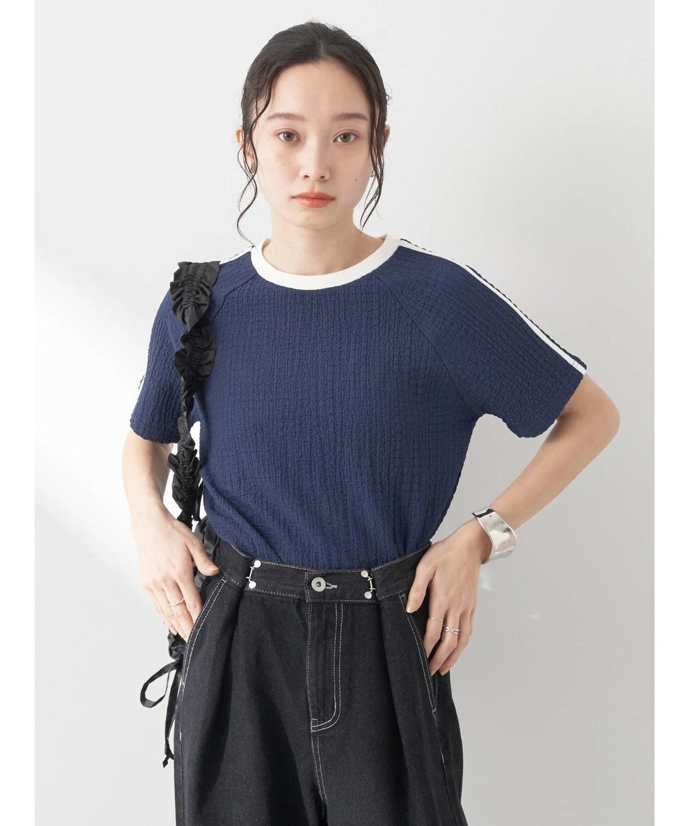 earth music&ecology ラインジャガードプルオーバー 