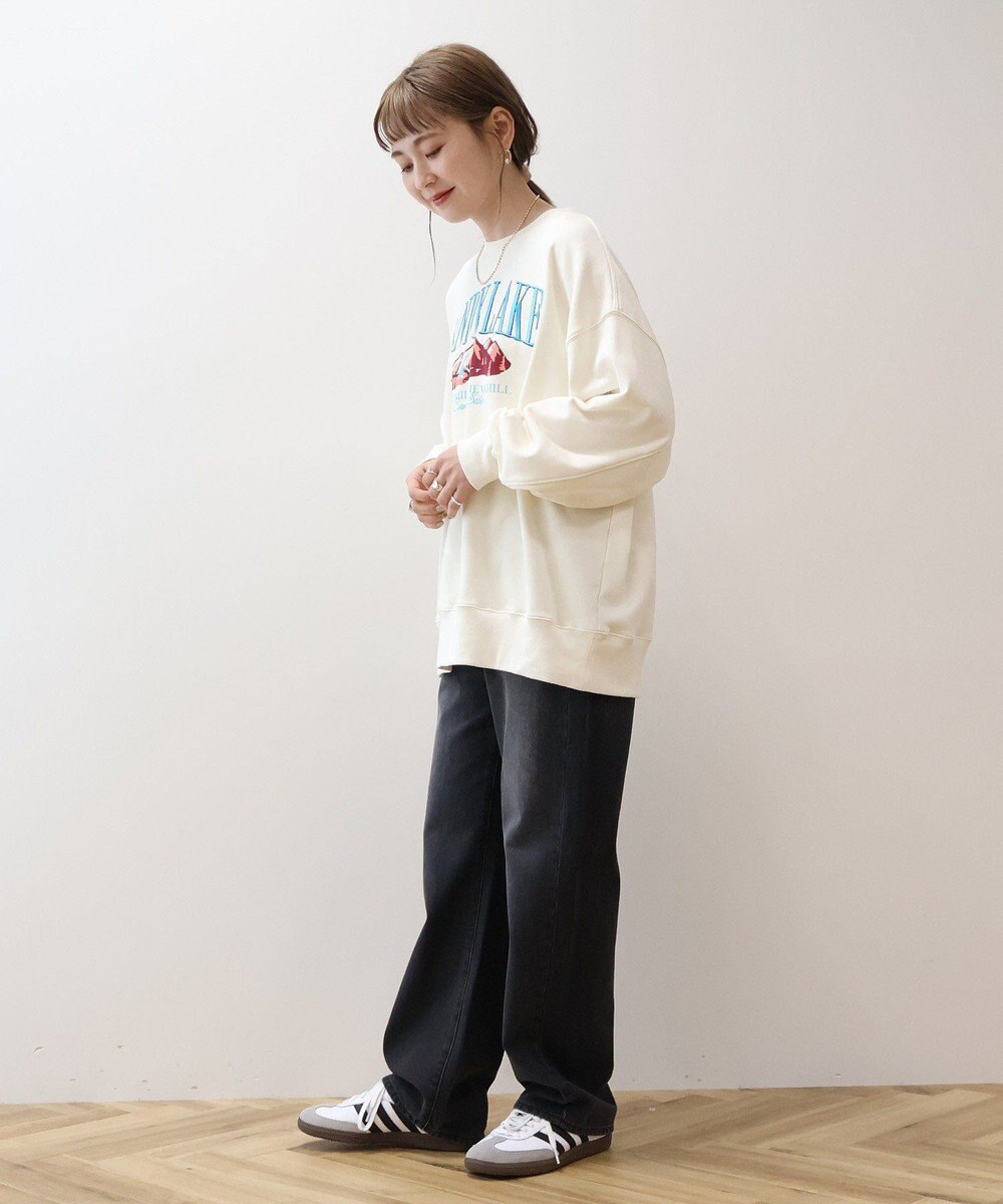 AMERICAN HOLIC 刺繍裏毛プルオーバー 