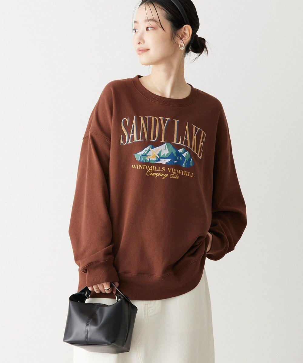 AMERICAN HOLIC 刺繍裏毛プルオーバー 