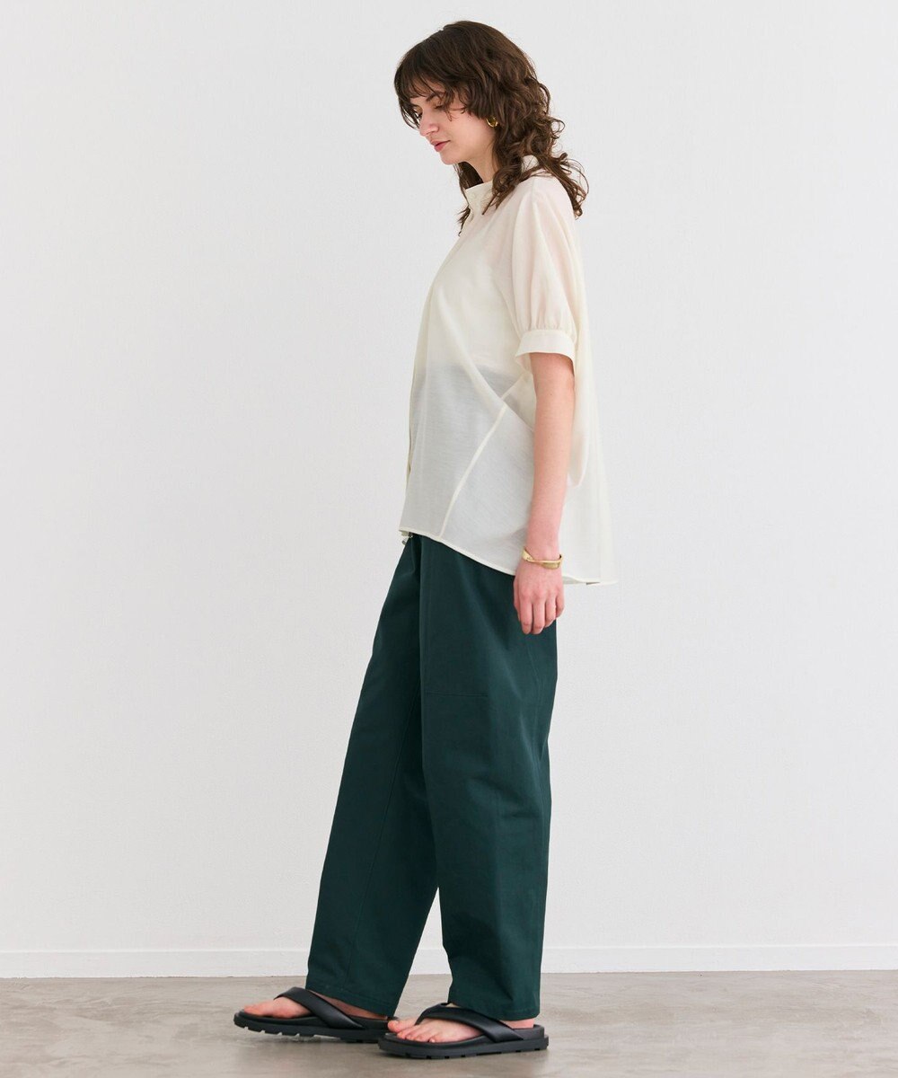 BEIGE， 【洗える】GAZANIA / コットンチノカービーパンツ 