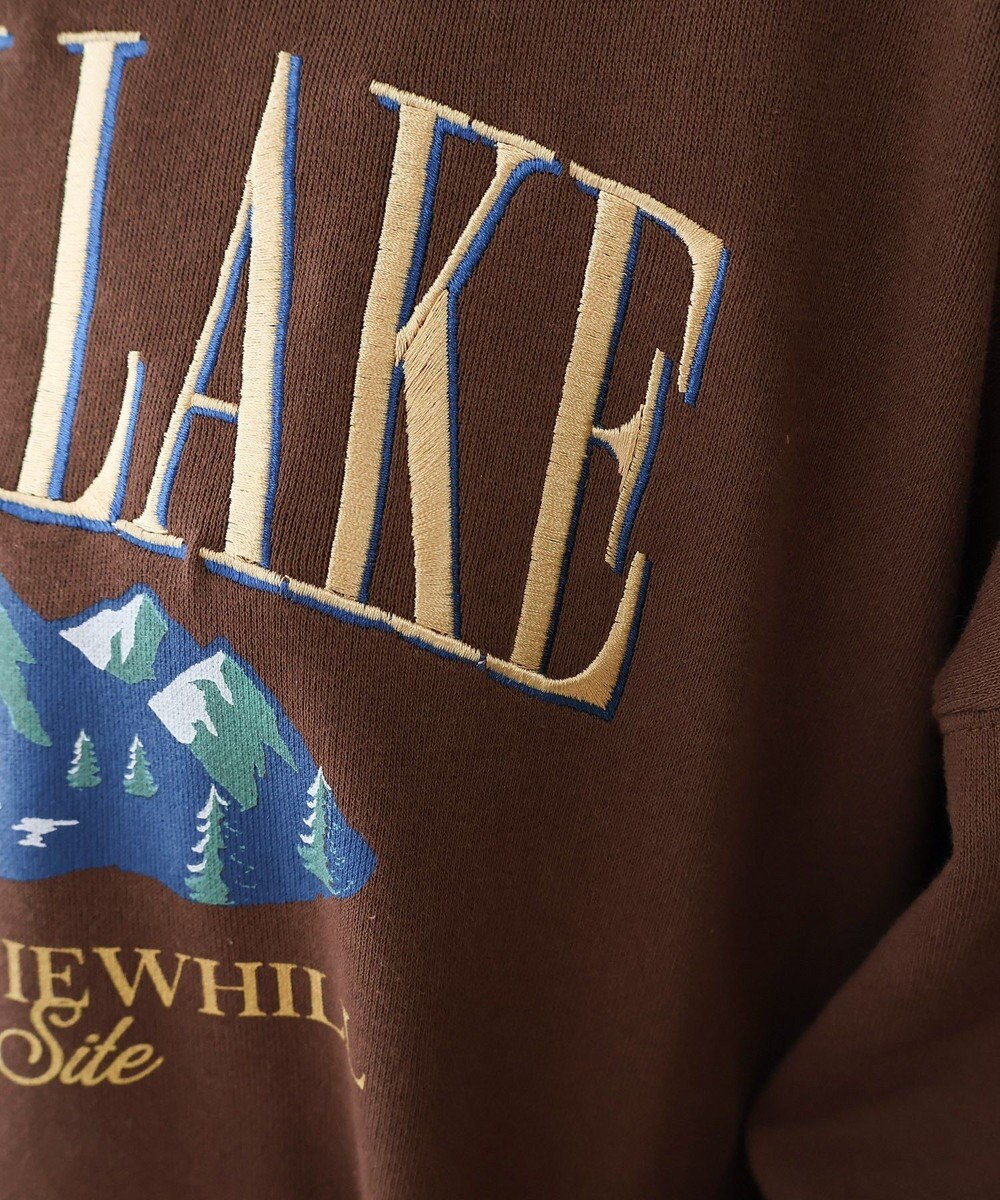 AMERICAN HOLIC 刺繍裏毛プルオーバー 