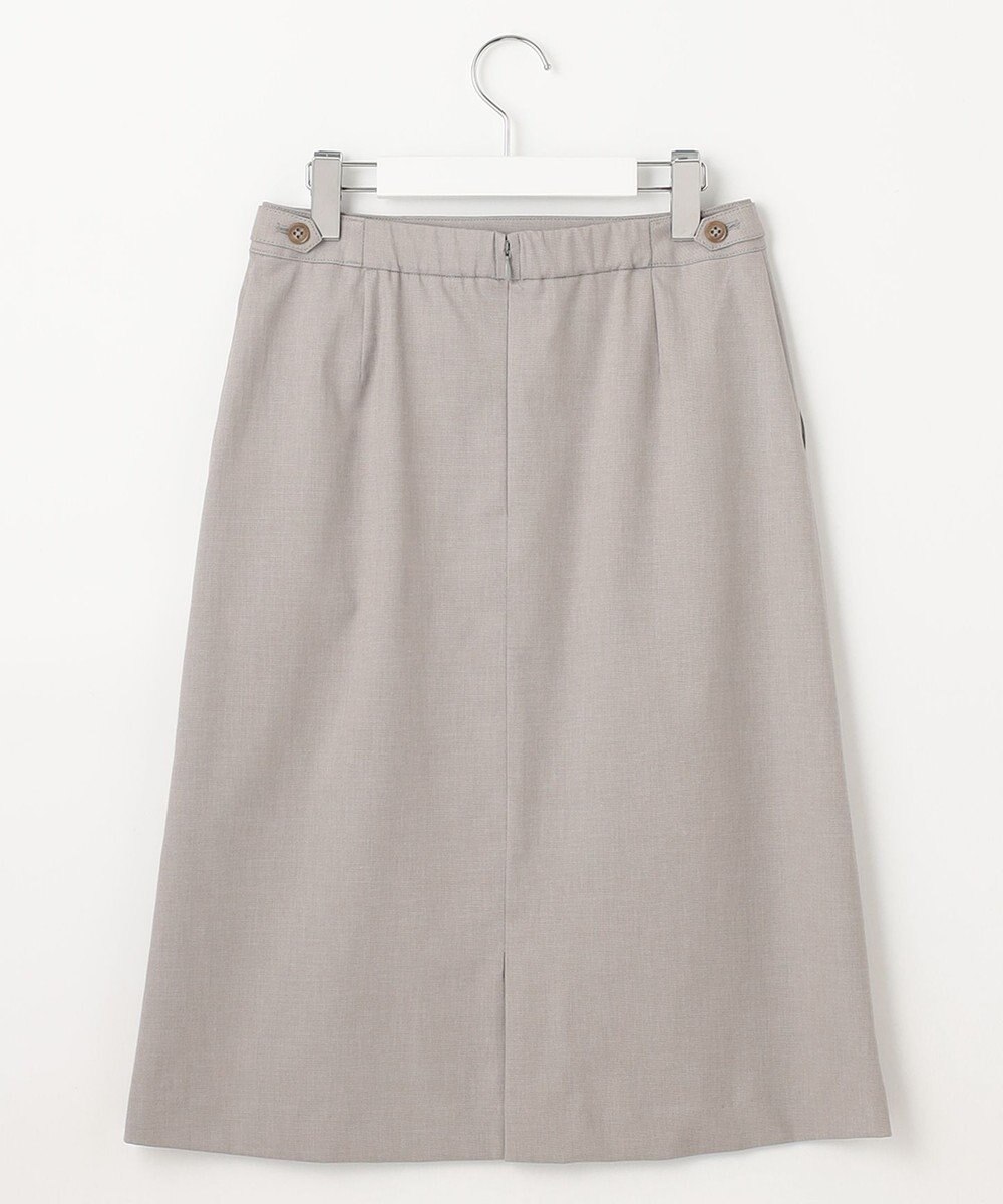 J.PRESS LADIES 【セットアップ対応・洗える・撥水・防汚】コットンFITTYシャーク スカート 