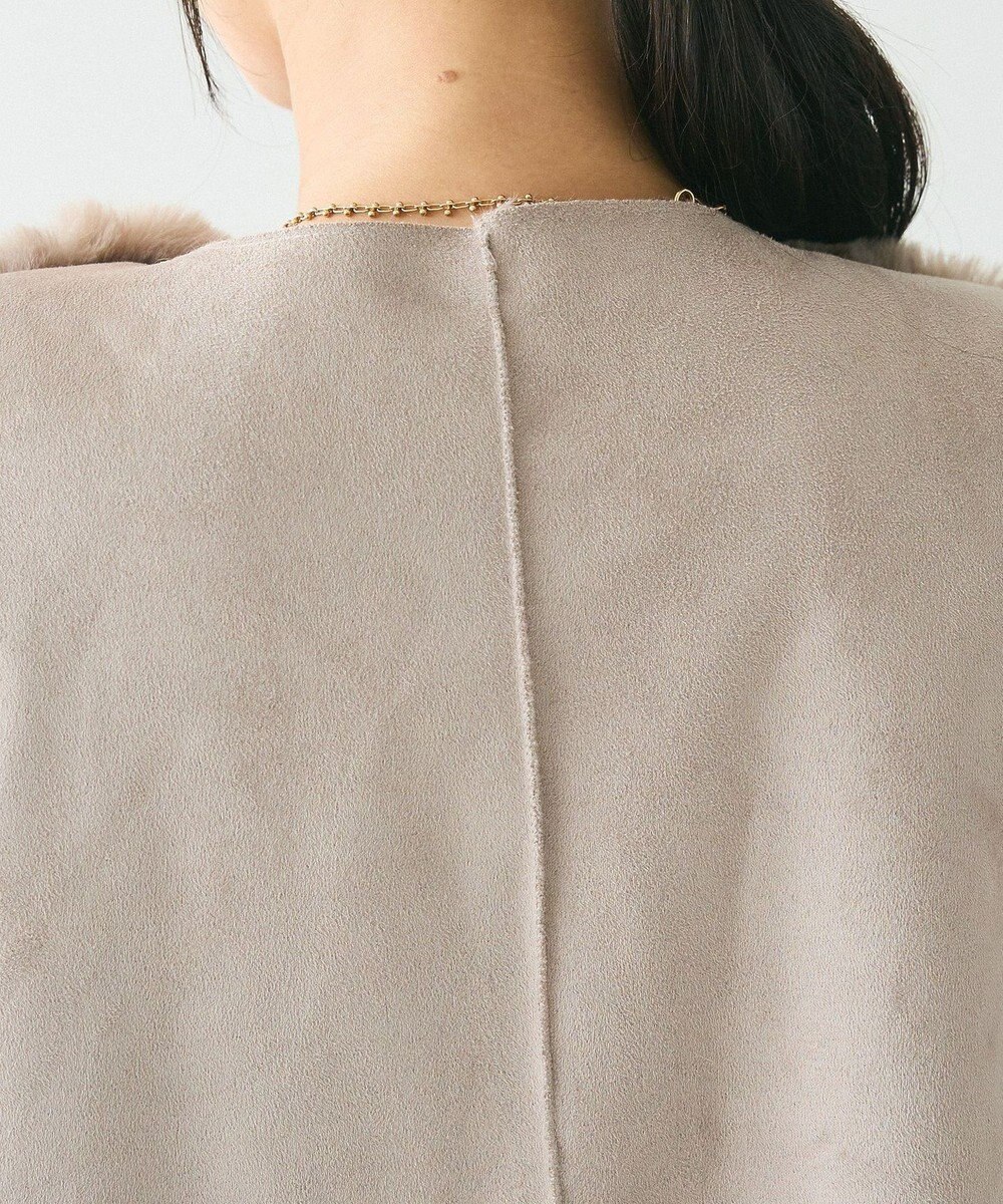 CRAFT STANDARD BOUTIQUE エコファー×ムートンチュニックベスト 