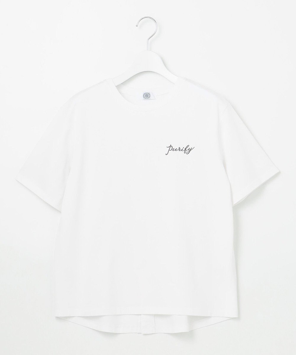 J.PRESS LADIES エンブロイダリー ロゴ Tシャツ 