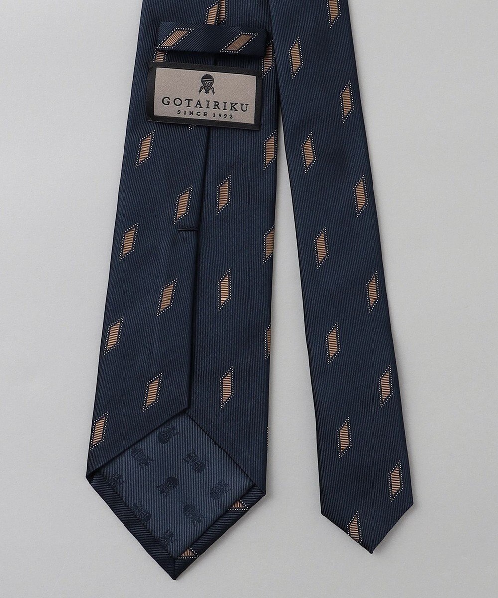 GOTAIRIKU GOTAIRIKU別注【日本製】シルク ネクタイ_ダイヤ柄 