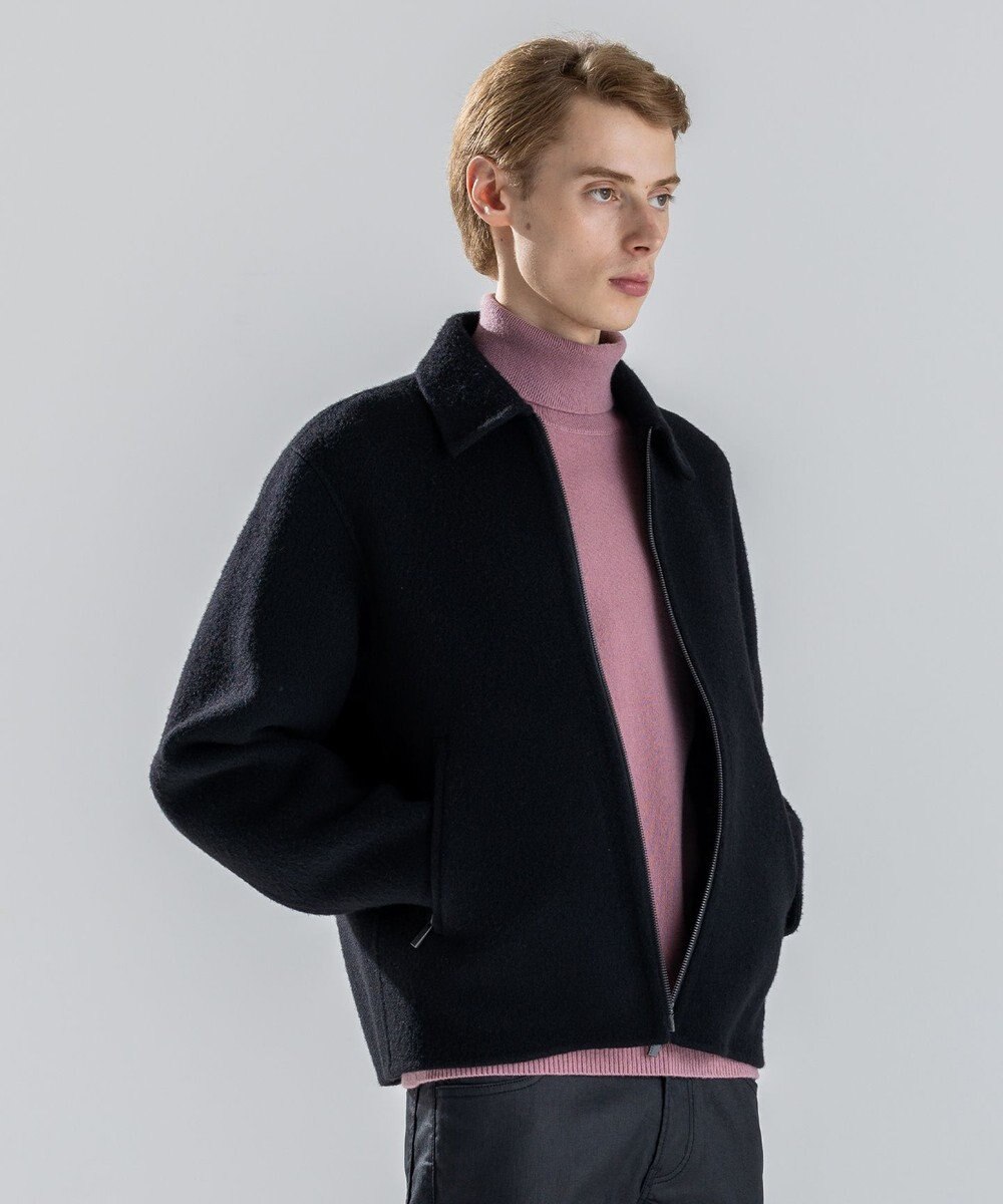 JOSEPH HOMME 【新素材】ウールキャメルリバー　ジップアップブルゾン 