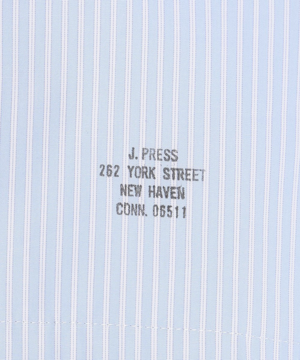J.PRESS MEN 【J.PRESS ORIGINALS】Broad Stripe Open Half Sleeve Shirt / Baggy-Fit 
