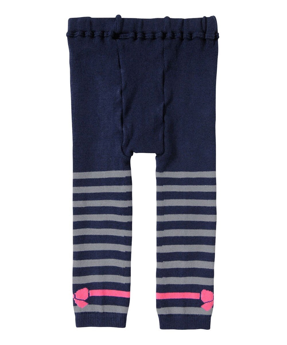 MIKI HOUSE HOT BISCUITS 【80-120cm】 ボーダー柄 レギンス 