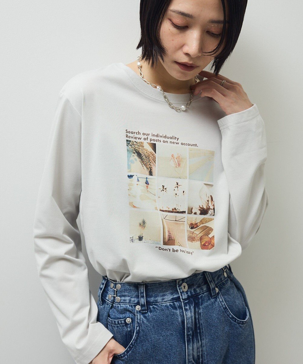 Green Parks 分割フォト長袖Ｔシャツ 