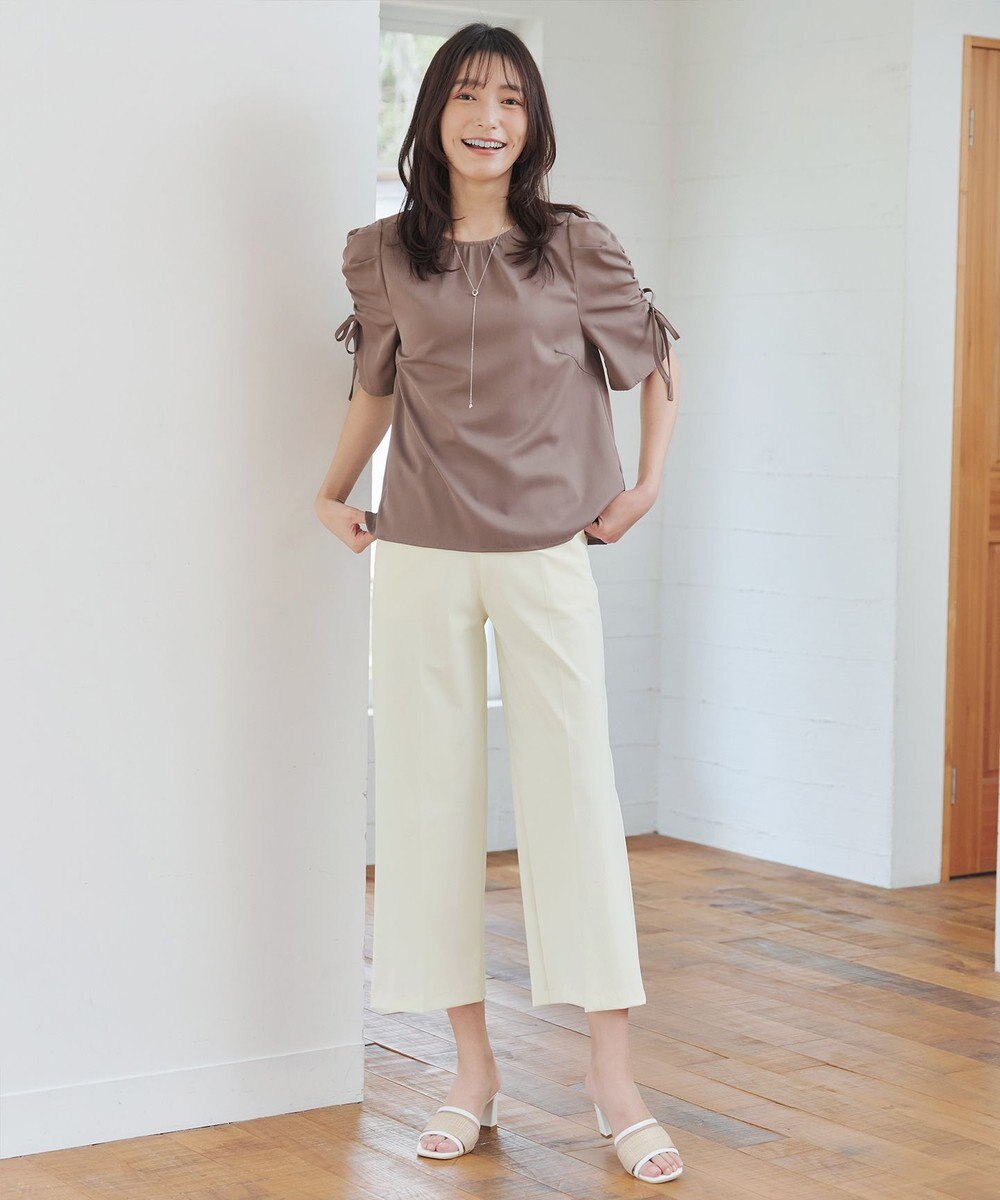 Tiaclasse 【日本製・洗える・接触冷感・吸水速乾・UVカット】サーラドライ・ワイドパンツ 