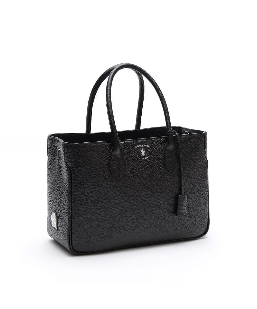A.D.M.J. 【A4収納可】牛革 トートバッグ 32cm※SILVER金具 