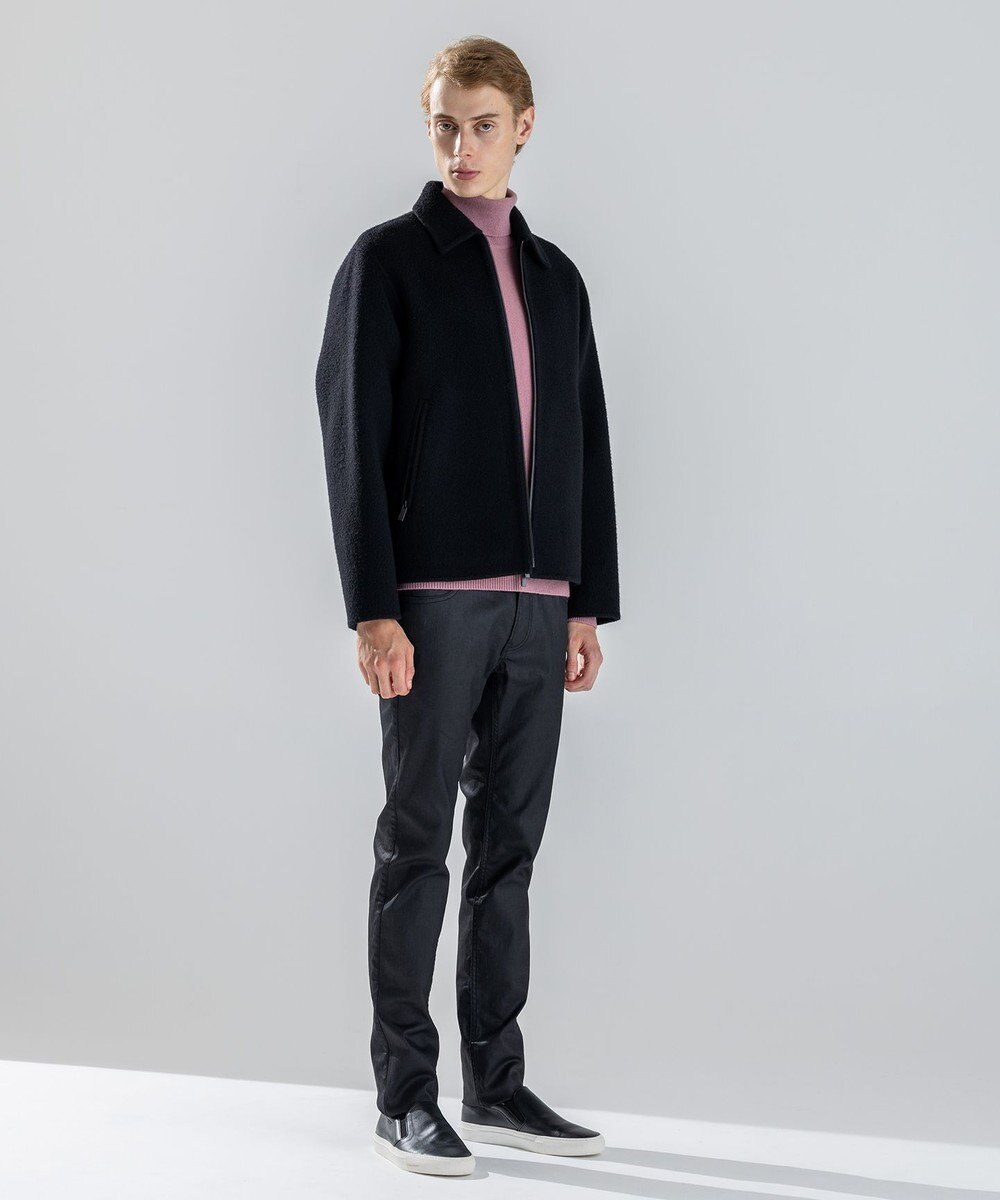 JOSEPH HOMME 【新素材】ウールキャメルリバー　ジップアップブルゾン 