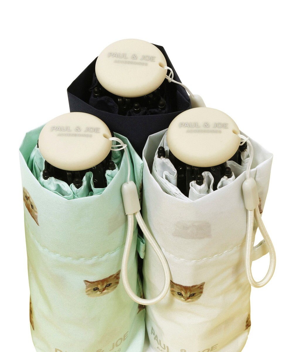 MOONBAT 【UVカット/コンパクト】ポール & ジョー (PAUL & JOE ACCESSOIRES) 折りたたみ雨傘 ドットヌネット 