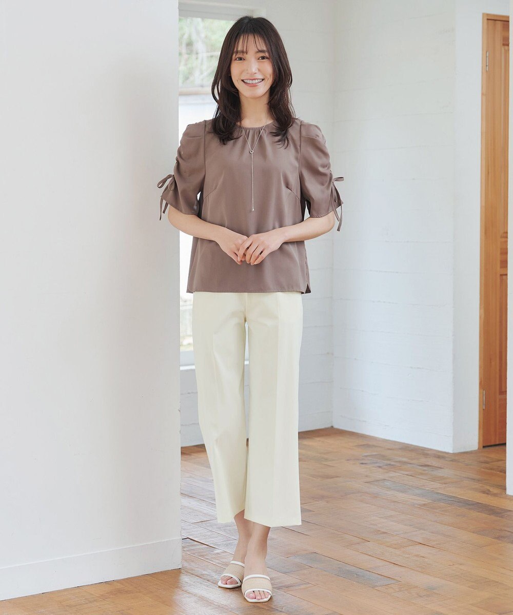 Tiaclasse 【日本製・洗える・接触冷感・吸水速乾・UVカット】サーラドライ・ワイドパンツ 