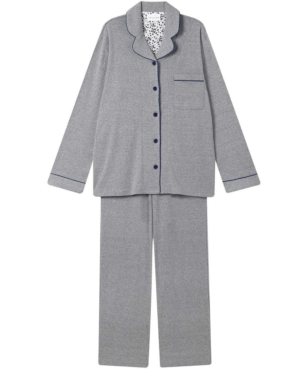 une nana cool 【綿100%】やわらか杢フライスパジャマ MADE WITH LIBERTY FABRIC 