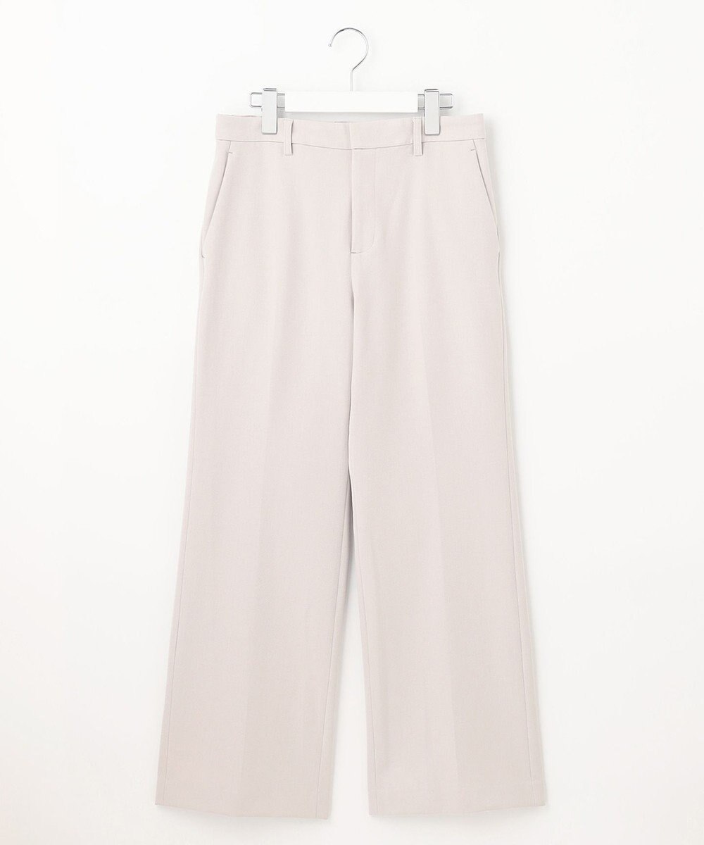 自由区 【裏起毛/撥水加工】TRギャバ ストレートパンツ 