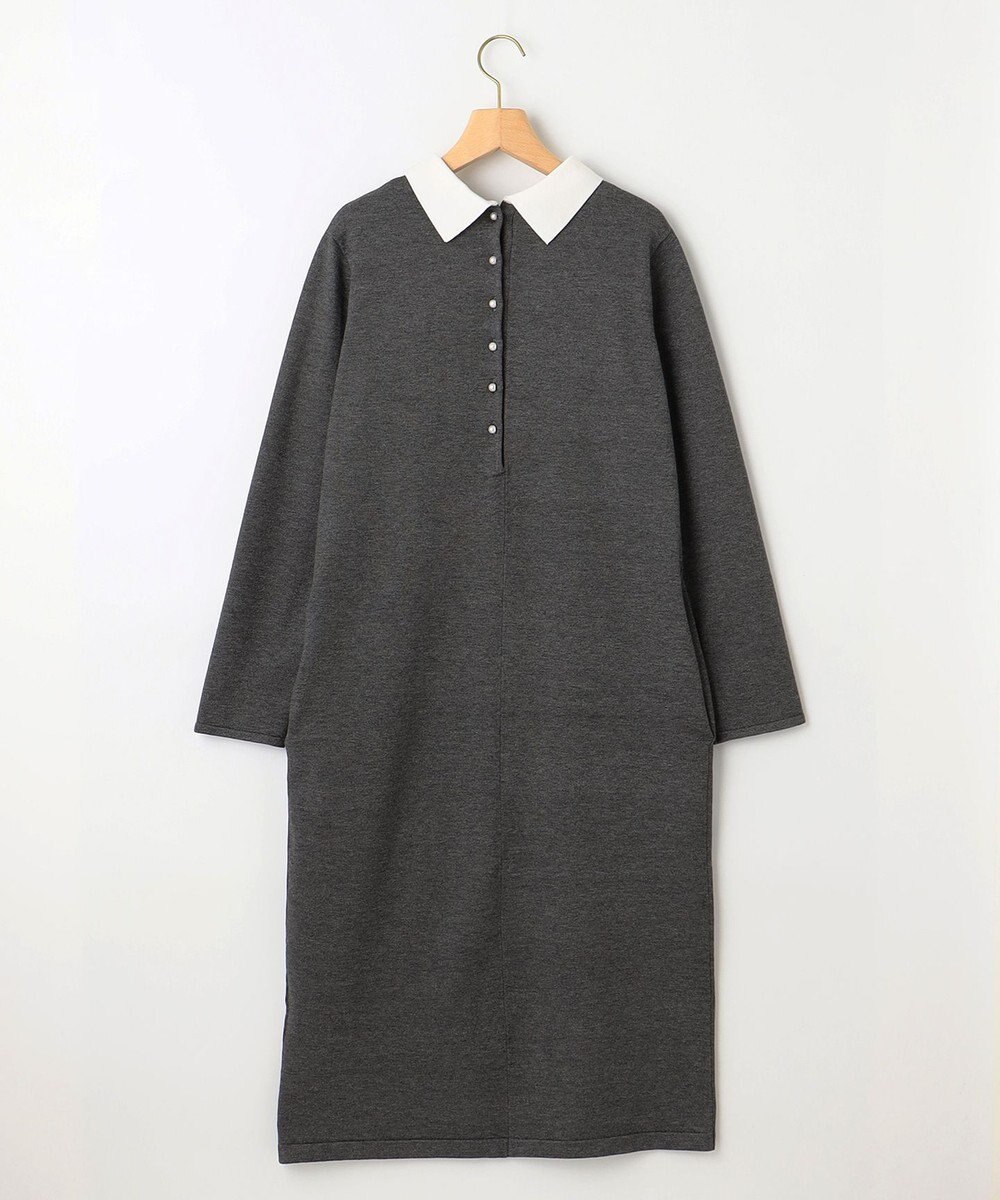 組曲 【新色追加！】Elena襟付き ニットワンピース 