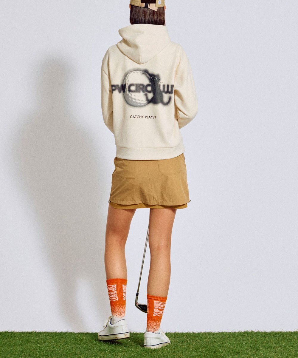 PW CIRCULUS 【蓄熱裏地】【WOMEN】バイカラースカート ゴルフウェア レディース 